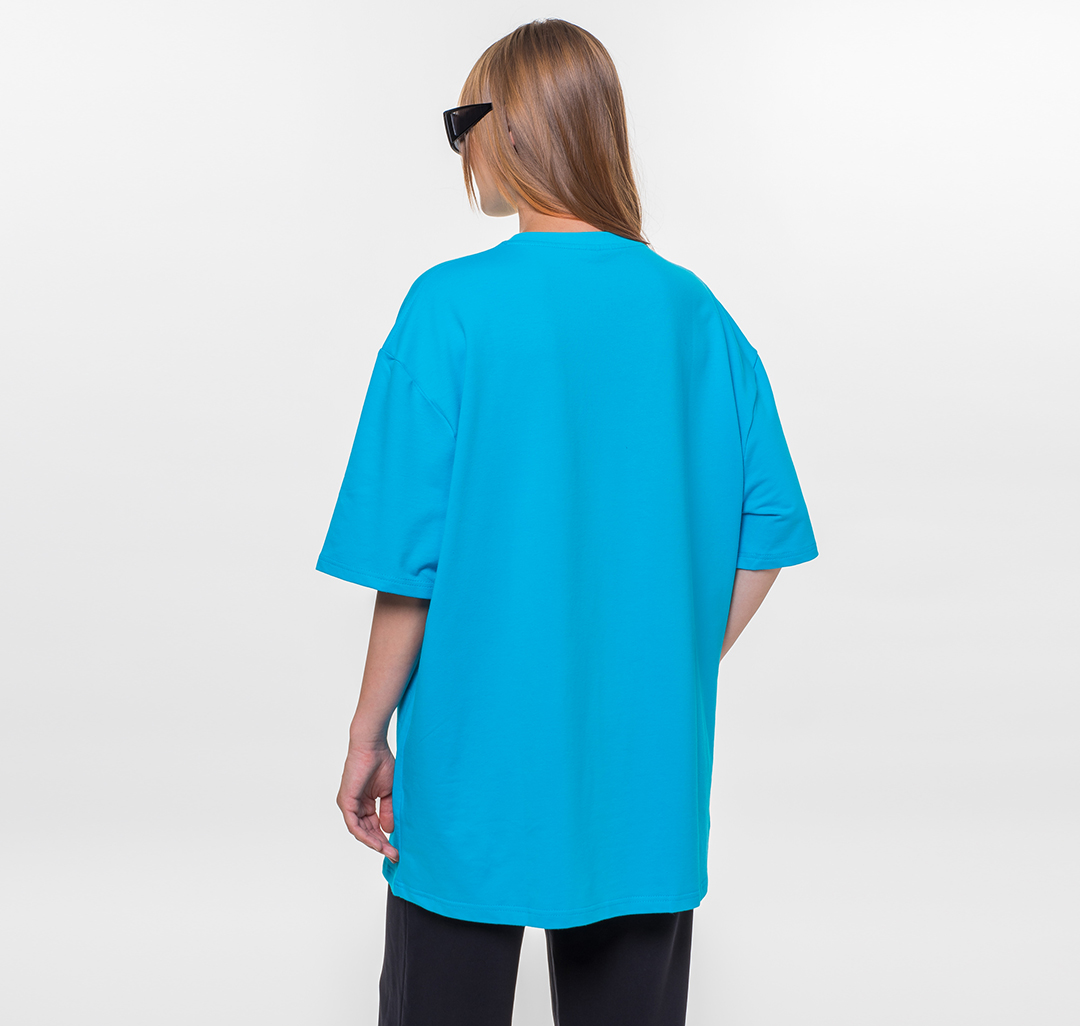 Платье-футболка Мармалато, цвет Голубой #3