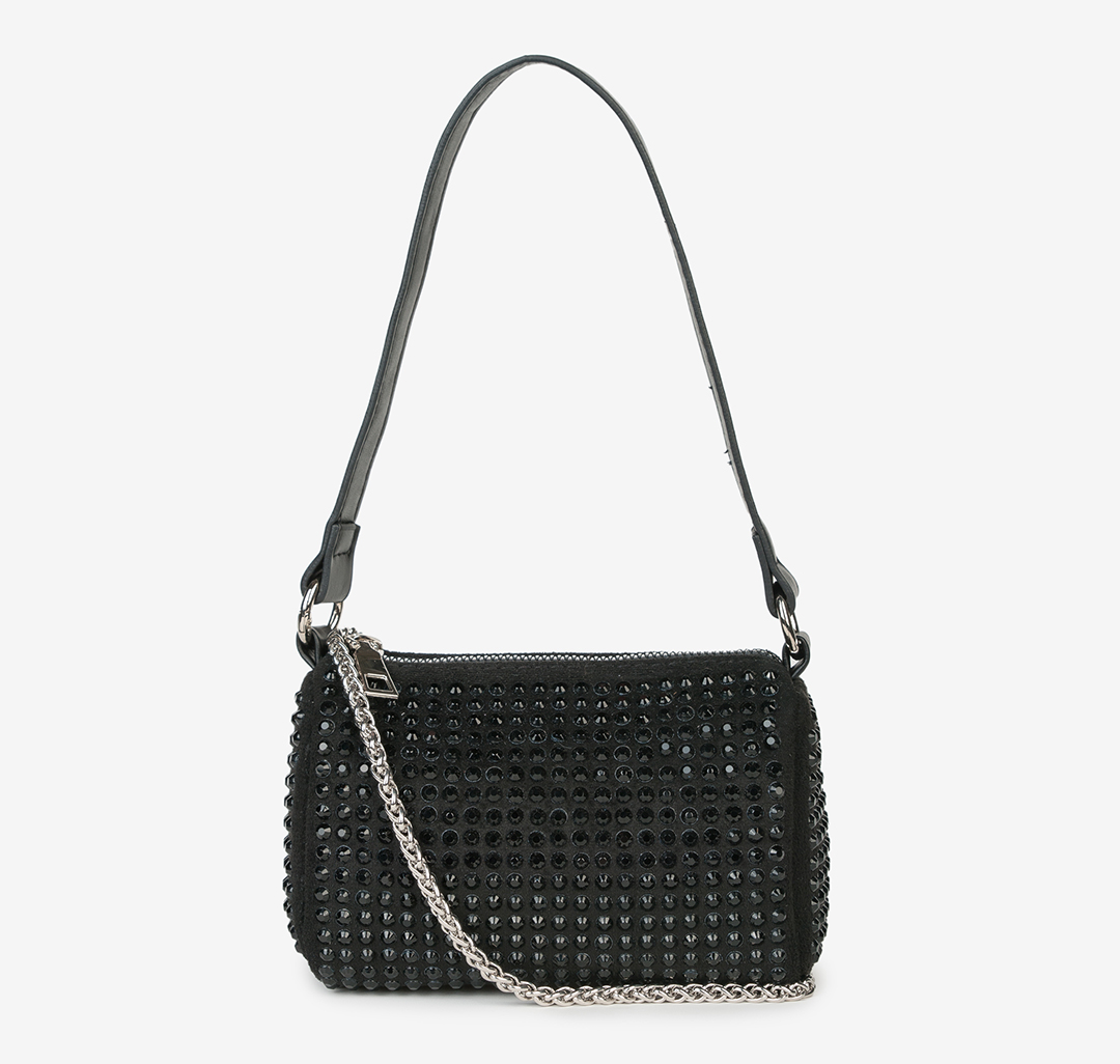 Черная сумка-кошелек с длинным плечевым ремнем Мармалато, цвет Черный #1