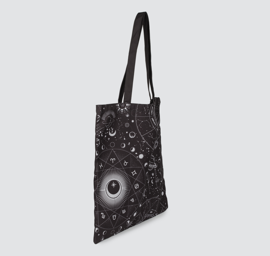 Женская текстильная сумка-шоппер Мармалато, цвет Черный-белый #5