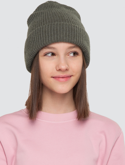 Женская шапка для девочки с ангорой